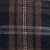 BLACK BROWN MOSS PLAID